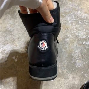 Moncler winter boots natural shearling MSRP $800